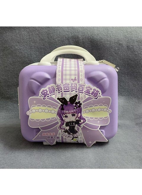 Hand Account Suit Gift Box Girl's Heart Cute Hand Account Book Children's Full Set Of Goo Card Stickers Suitcase Surprise Treasure Box