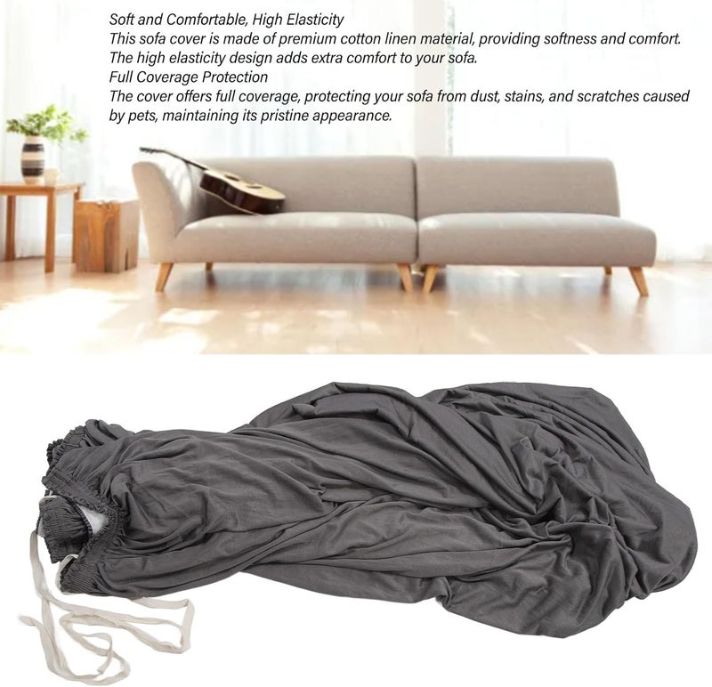 Global upgraded economical craftsmanship Yosoo Super Stretch Cotton Linen Sofa Cover, Pets Dogs Cats Proof, Furniture Protector for Home, All Season Light Gray Multi-price design picks Varied available picks Carefully selected solid material Economical varied design options Easy handling optimized design UV resistant Neat shape Precision made Integrated practical design Upgraded quality Medium weight Ready order processing Liquid tight joint Adjustable build Market diverse application fit Cross product compatible Popular practical build All-season available stock Licensed warehouse stored goods Dense area priority deliver All preference matching build Changing environment compatible Flexible usage build Simple multi-feature practical build - Image 2