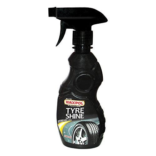 Waxpol Complete Car & Bike Shine Kit with Sponge | High Gloss Exterior Polish, Tyre Shine, Dashboard & Vinyl Polish, Rubbing Compound | High Gloss, Scratch Removal & Protection Combo - Image 5