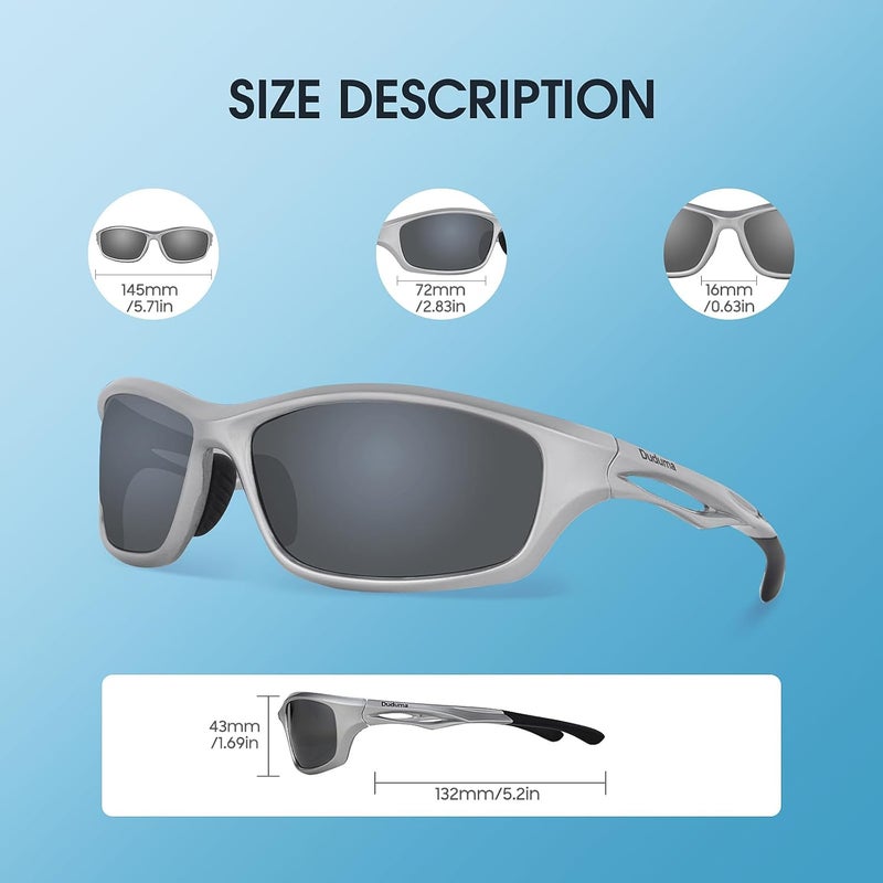 Duduma Polarized Sports Sunglasses for Men Women Running Cycling Fishing Golf Driving Shades Sun Glasses Tr90 - Image 4