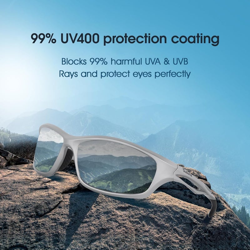 Duduma Polarized Sports Sunglasses for Men Women Running Cycling Fishing Golf Driving Shades Sun Glasses Tr90 - Image 2