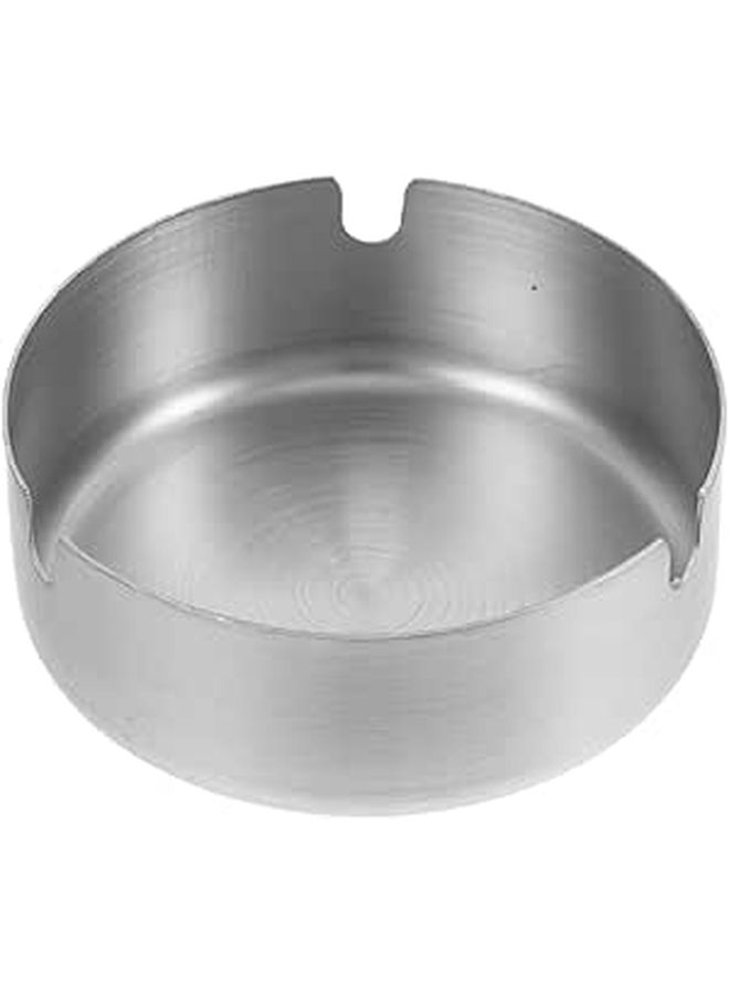 Large Capacity Unbreakable Metal Ashtray For Indoor Outdoor Home Office Restaurant Use Stainless Steel - Image 1