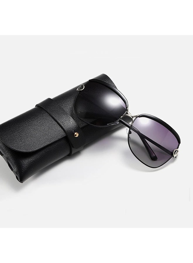 NALANDA NALANDA Womens NLD-8702-BK Sunglasses, Black, 145mm - Image 2