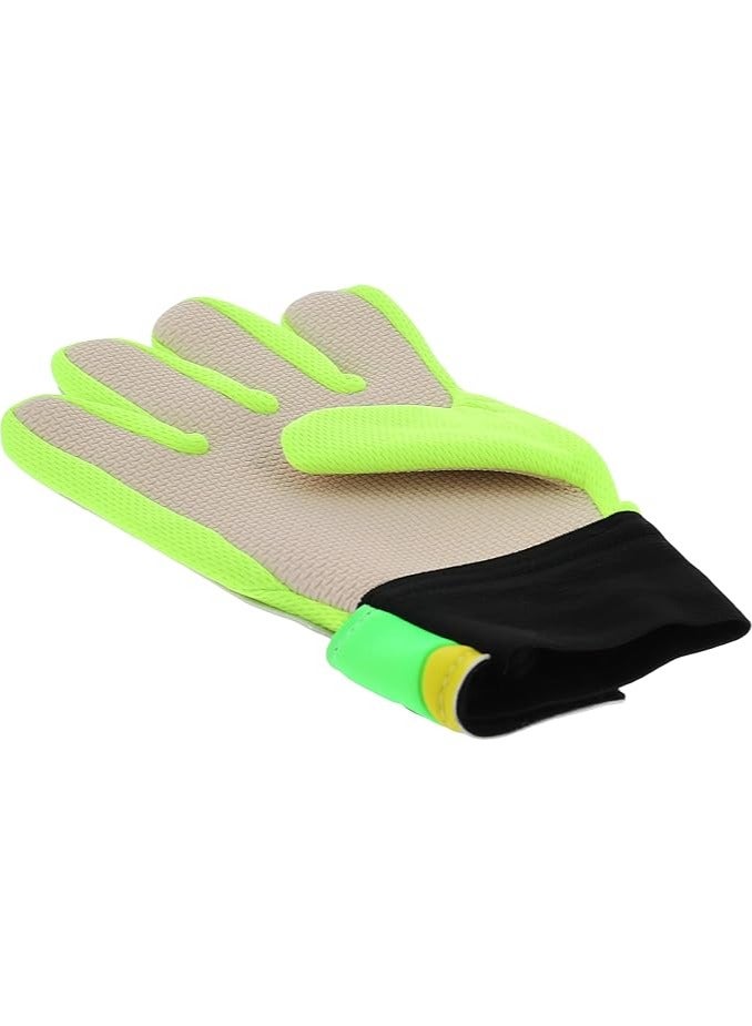 Generic ZHENGDONG Football goal keeper full finger gloves, size 7 - multi color - (27x15) cm - Image 3