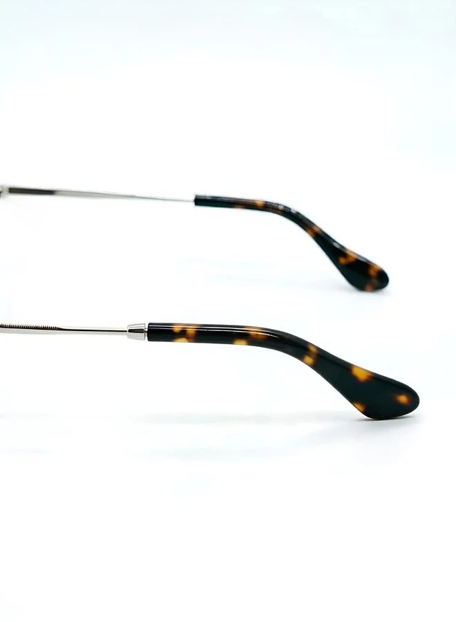 تايك تو Silver Hexagonal Sunglasses