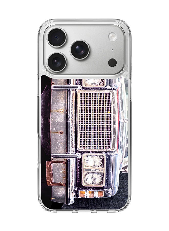 Stylizedd Classic Clear MagSafe Case for iPhone 17 Pro , Hybrid Soft Case Flexible Edges Anti Drop TPU PC Gel Thin Transparent Cover [ Designed for iPhone 17 Pro ] - Old Ford Full Print