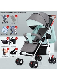 Beauenty Light Weight Fold Strollers, Safety Comfortable Strollers with Extra Storage and Sunshade Canopy Stroller, Pram Push Chair Suitable for Newborn Babies Travel Strollers (6-36 Months)  - Image 5
