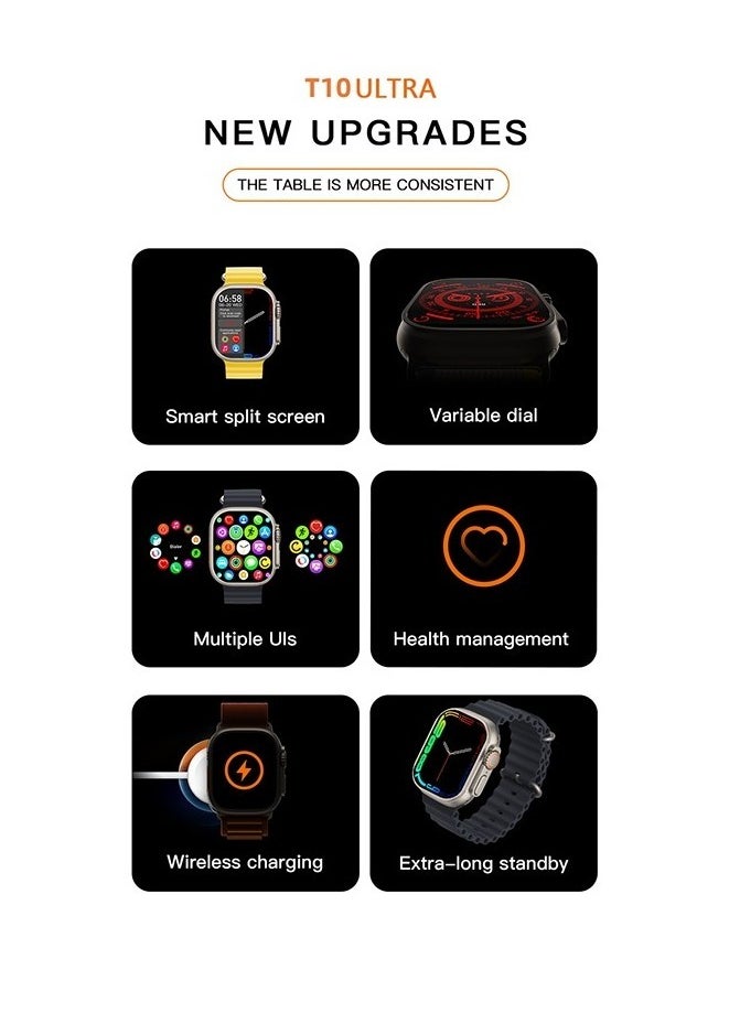 Generic - S8 Ultra Max Unisex Smart Watch Series 8 with 2.08 Inch Display Bluetooth Call NFC Waterproof Sport Smartwatch Compatible with Apple and Android - Image 1