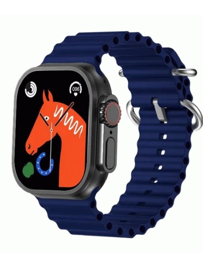 Generic - S8 Ultra Max Unisex Smart Watch Series 8 with 2.08 Inch Display Bluetooth Call NFC Waterproof Sport Smartwatch Compatible with Apple and Android - Image 1