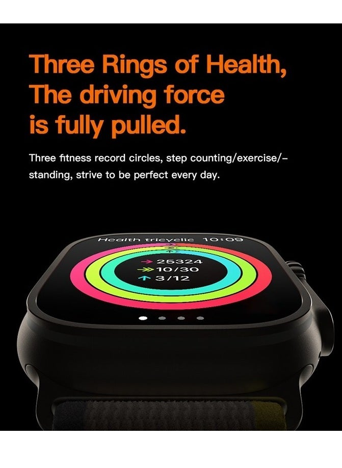 Generic - S8 Ultra Max Unisex Smart Watch Series 8 with 2.08 Inch Display Bluetooth Call NFC Waterproof Sport Smartwatch Compatible with Apple and Android - Image 1