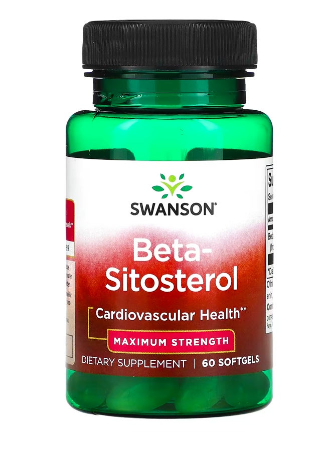 Beta-Sitosterol Maximum Strength 60 Softgels
