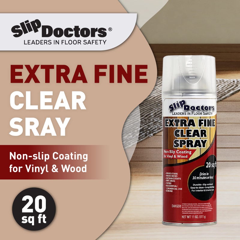 Slip Doctors Anti-Slip Spray for Wood, Vinyl and Laminate Floors and Stairs – Clear Extra Fine Non-Slip Spray-On Grip Coating - Image 4