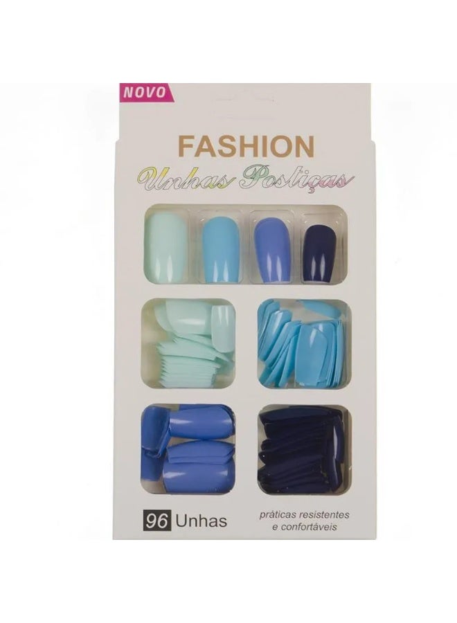 Acrylic Fake Nails Multicolor Smooth Coverage Pack of 1 - Image 5