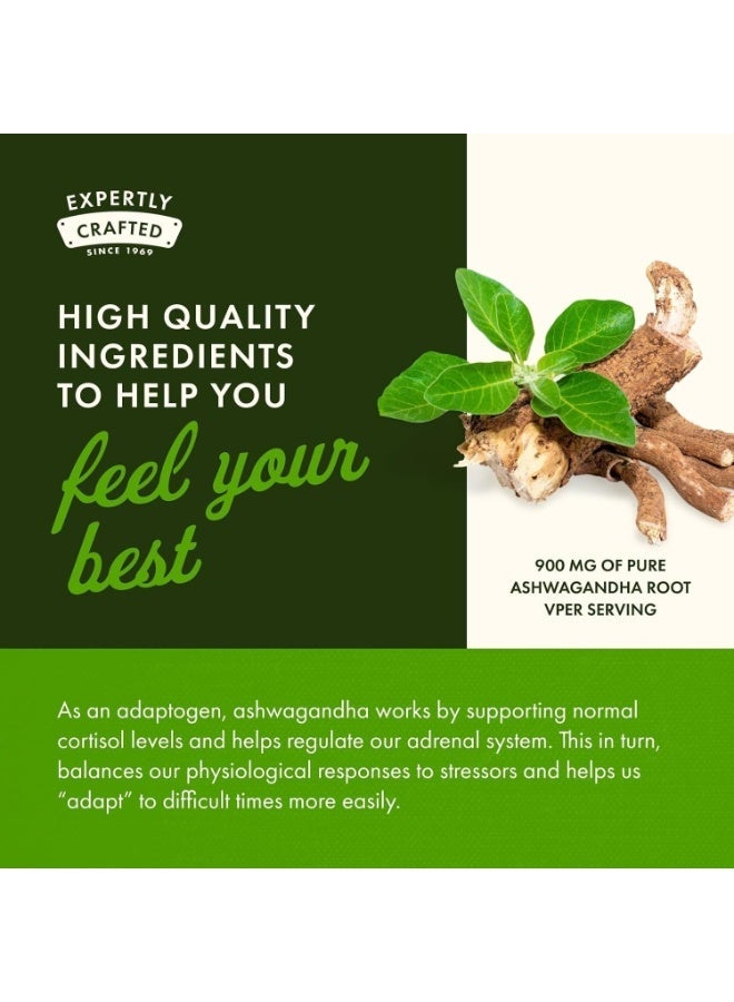 Swanson, Full Spectrum Ashwagandha 100 Vegan Capsules (450 mg per Capsule) - Image 3