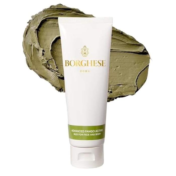 Borghese Advanced Fango Active Mud Mask for Face and Body - Exfoliating to Purifying Face Mask with Bentonite Clay & Hyaluronic Acid For Normal, Combination & Oily Skin - Image 1