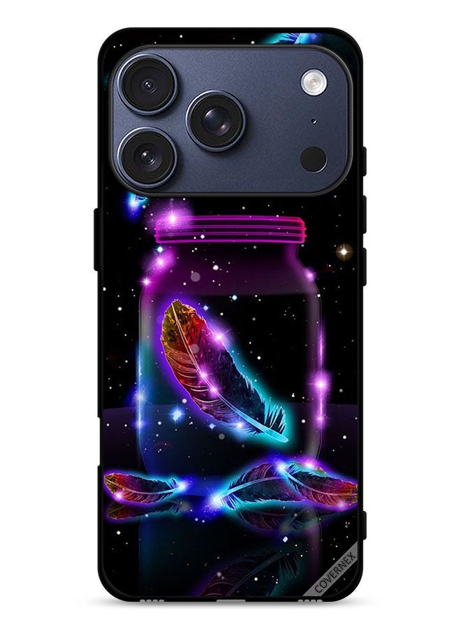 Covernex Apple iPhone 17 Pro Protective Case Cover Feathers In Jar - Image 1