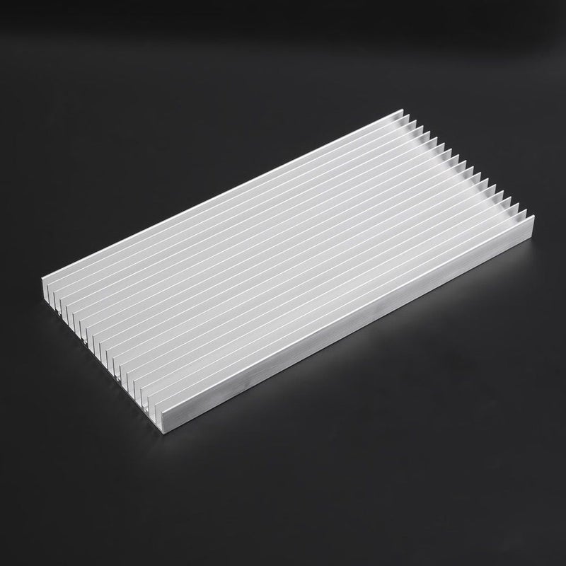 Aluminum LED Heat Sink 300x140x20mm for High Power Light Cooling - Image 5