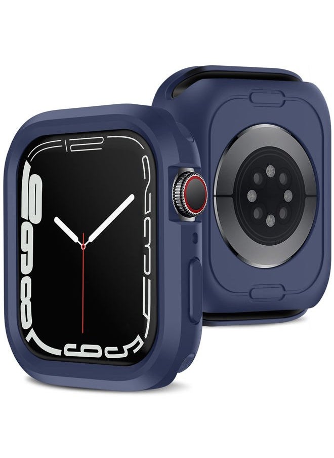 Amizee - Apple Watch Case Series 8/7 41mm, 6/5/4/SE 40mm, Slim Flexible TPU Protective Cover - Blue - Image 1