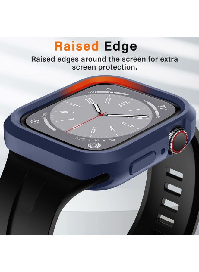 Amizee - Apple Watch Case Series 8/7 41mm, 6/5/4/SE 40mm, Slim Flexible TPU Protective Cover - Blue - Image 1