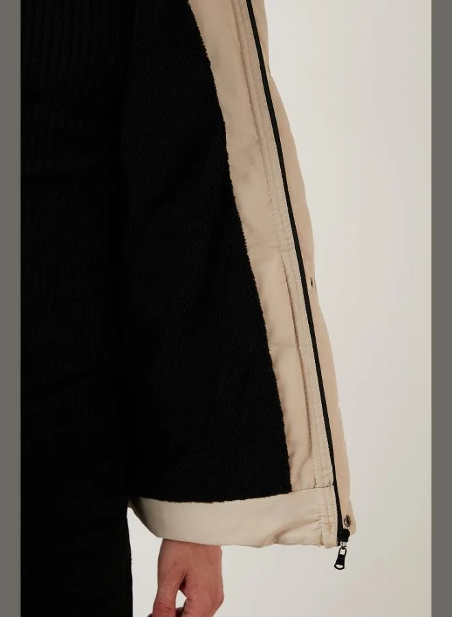 Buratti  Buratti Slim Fit Removable Faux Fur Hooded Puffer Coat Men's COAT 5760076 for Men | Best Price UAE