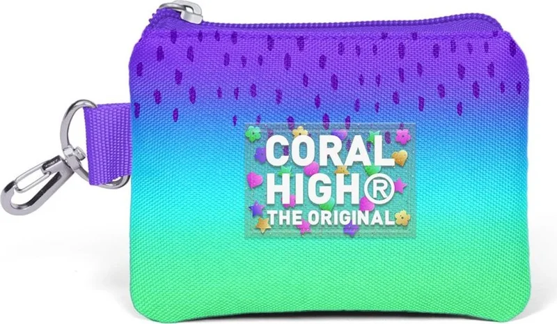 CORAL HIGH Purple Lilac Color Transitional Coin Purse 21906