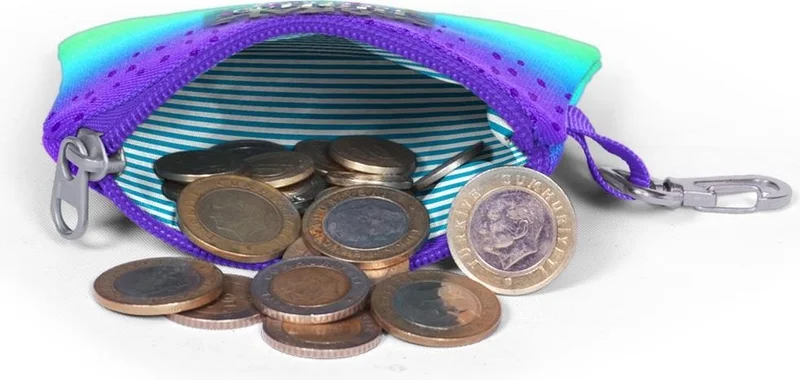 CORAL HIGH Purple Lilac Color Transitional Coin Purse 21906