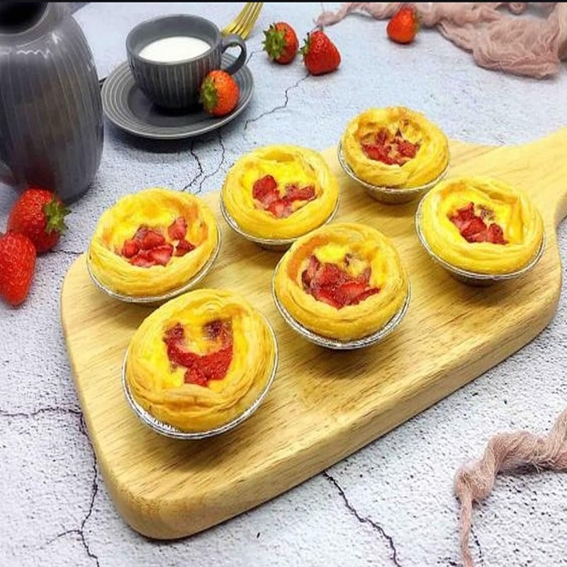 HLCM Aluminum Foil Pie Trays, Mini Pie Pans, Disposable Baking Tart Molds, Aluminum Foil Pie Pan for Baking Tart Eggs, Quiche Pie, Caramel Pudding Pie (400 PCS) - Image 3