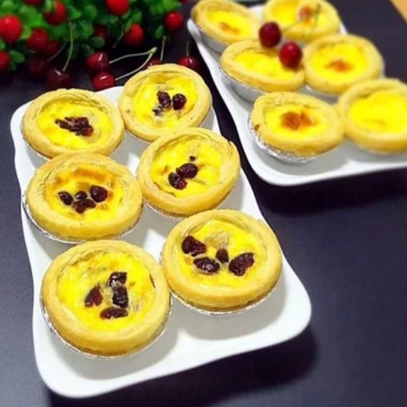 HLCM Aluminum Foil Pie Trays, Mini Pie Pans, Disposable Baking Tart Molds, Aluminum Foil Pie Pan for Baking Tart Eggs, Quiche Pie, Caramel Pudding Pie (400 PCS) - Image 4