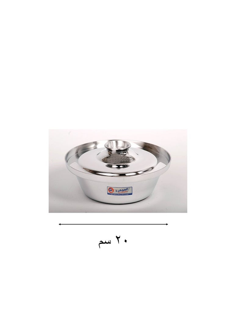 El Gawhara pot  without handles size 20 Aluminum  El Gawhara  - Image 2