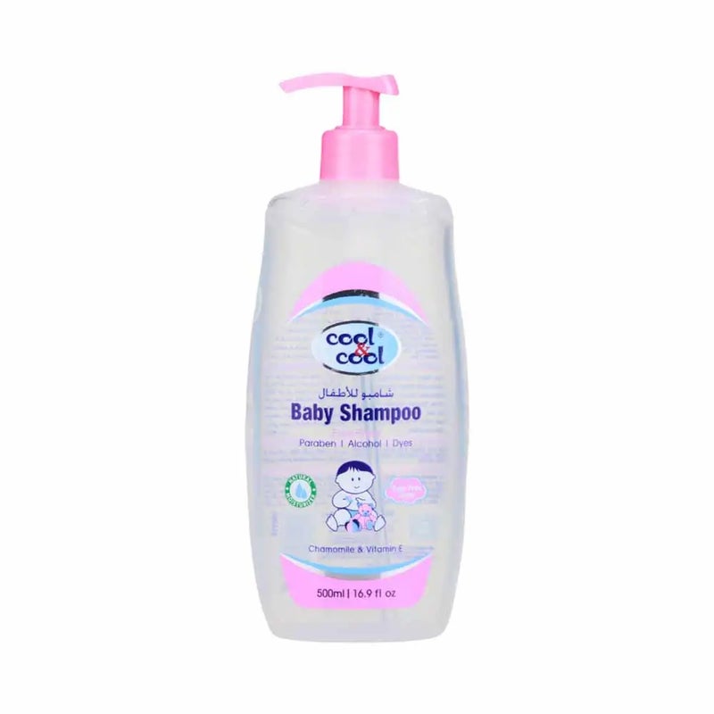 Cool & Cool Baby Shampoo with Chamomile and Vitamin E- 500 ml - Image 1