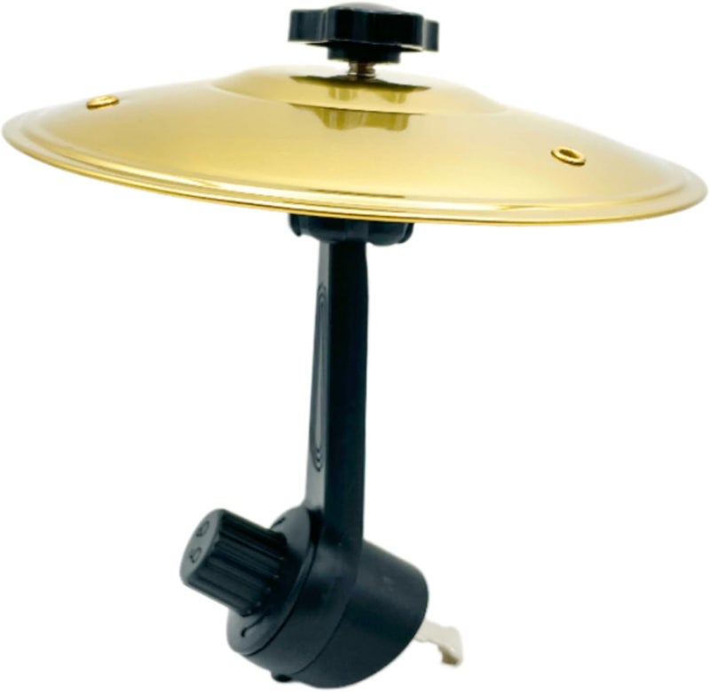 YOYODOGS Car Crash Cymbal Air Vent,Car Symbol Mini Drum for Music Lovers,Fun Music Gadget for Drivers,Compact Durable Accessory Drummers Gifts for All Types of Vehicles (Gold-A) - Image 1