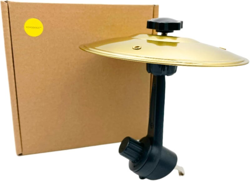 YOYODOGS Car Crash Cymbal Air Vent,Car Symbol Mini Drum for Music Lovers,Fun Music Gadget for Drivers,Compact Durable Accessory Drummers Gifts for All Types of Vehicles (Gold-A) - Image 2