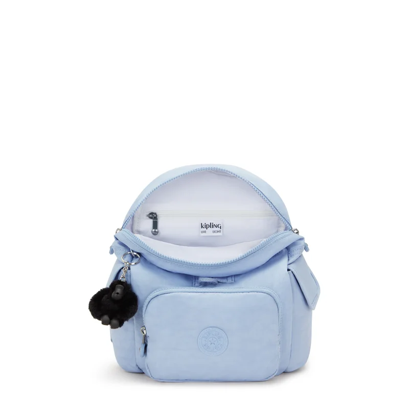kipling City Pack Mini Female Small Backpack - Cloudy Sky Blue