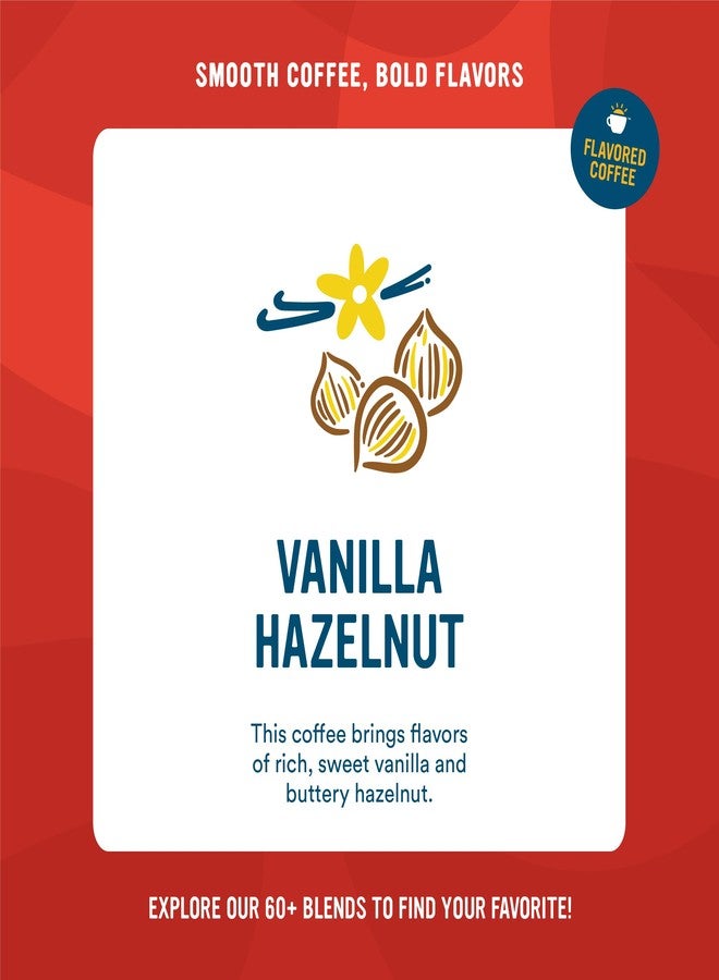 Cameron's Coffee Single Serve Pods, Flavored, Vanilla Hazelnut, 12 Count (Pack of 6) - Image 2