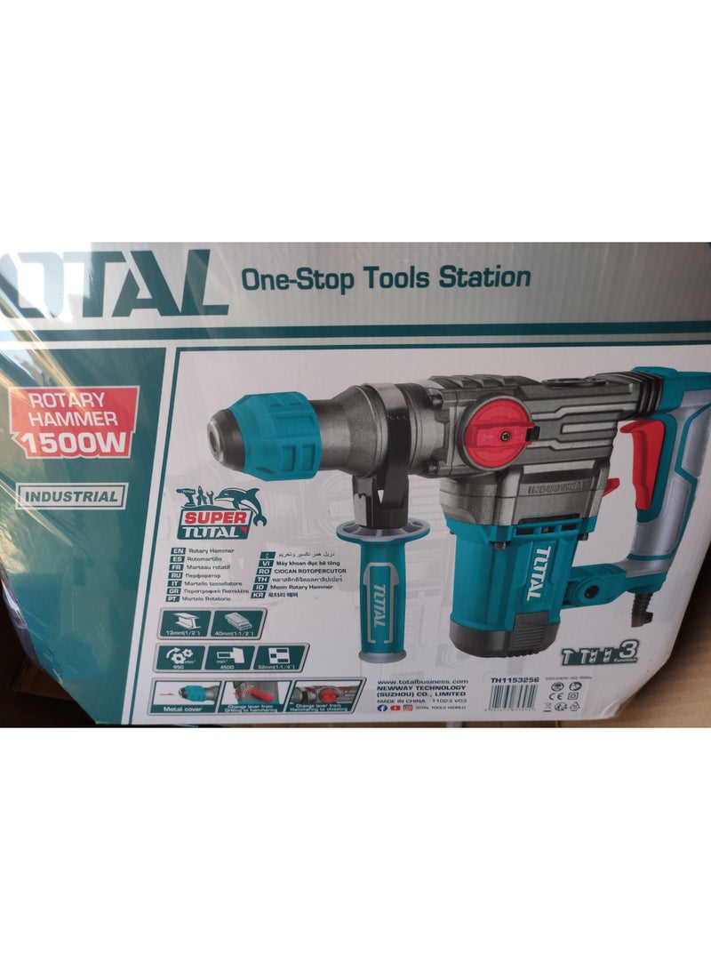 TOTAL Hilti drill and demolition hammer 1500 watts - Image 2