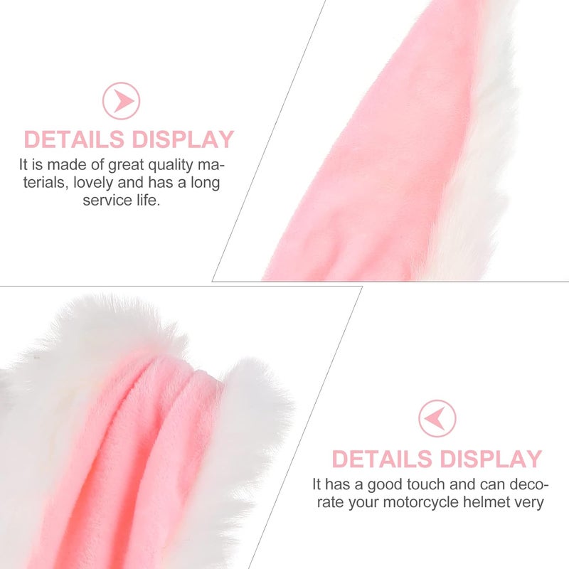 VICASKY Bunny Ears and Tail Set for Helmet Decoration - Image 4