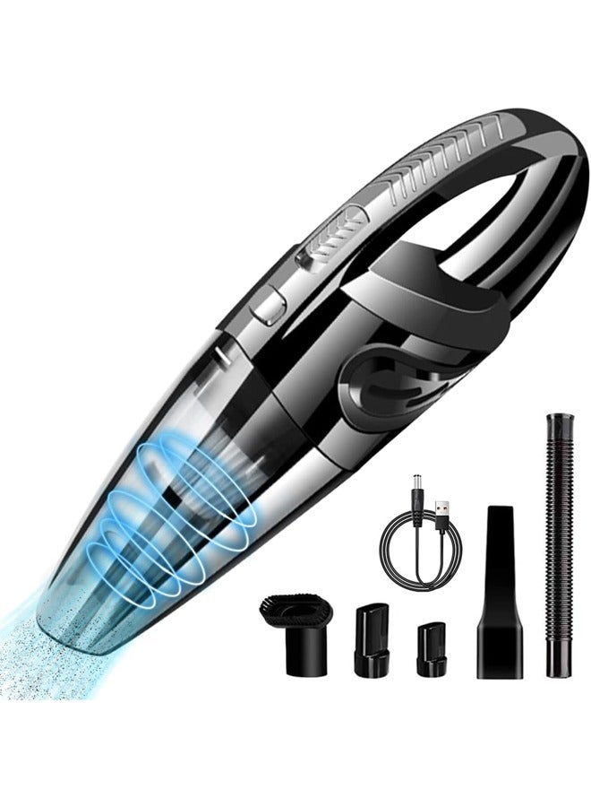 KUYING Handheld Vacuums Cordless Powered Battery Rechargeable Quick Charge Tech, Small And Portable Waterwashable Filter With Powerful Cyclonic Suction Vacuums Cleaner For Home Office And Car Cleaning - Image 1
