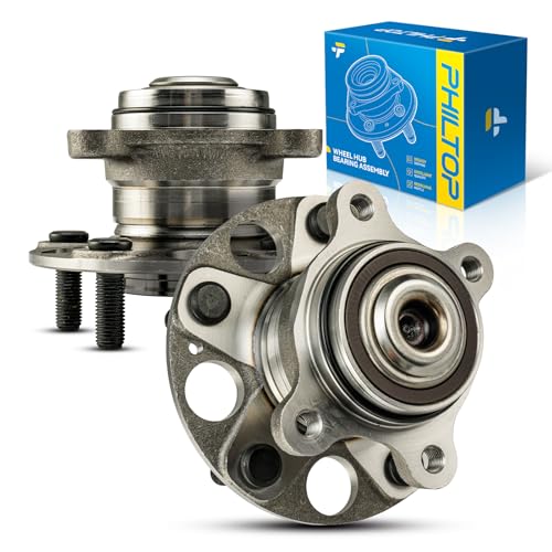 PHILTOP 512256 Rear Wheel Bearing Fit for Honda Civic 2006-2011, 5 Lugs Wheel Hub Assembly W/ABS - Image 1