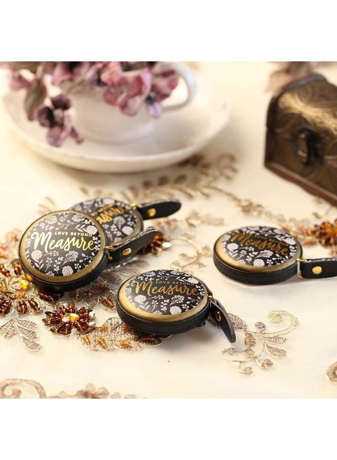 PU Leather Measuring Tape 1.5m, Auto Lock Retractable Tape Portable Pocket Ruler - Image 4