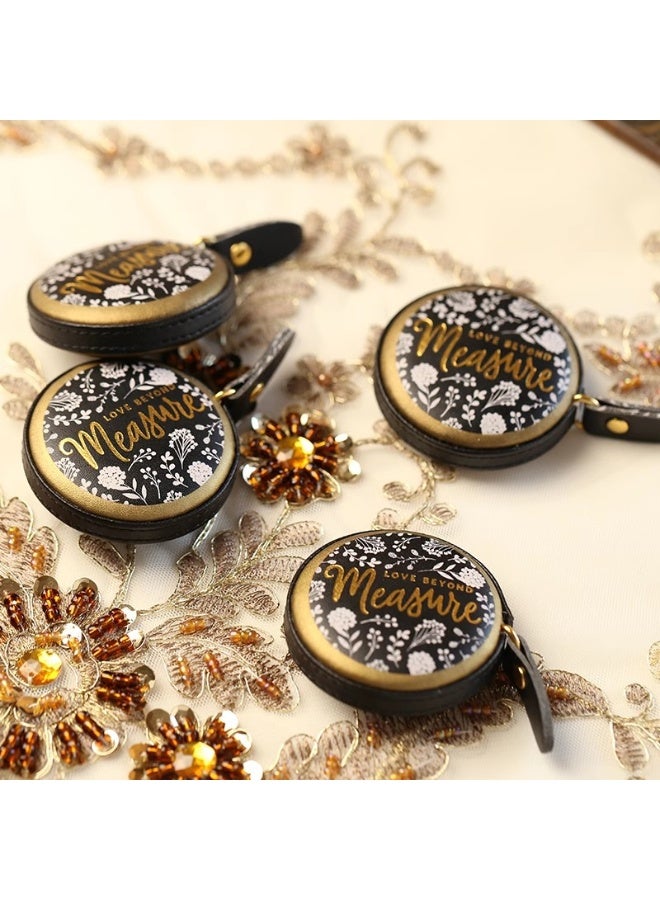 PU Leather Measuring Tape 1.5m, Auto Lock Retractable Tape Portable Pocket Ruler - Image 3