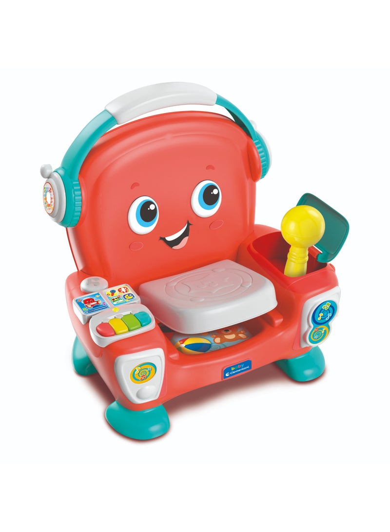Clementoni Baby Interactive Musical Chair, Battery Operated | Musical Toy | Montessori | Interactive Toy | Educational Toy | Early Learning Toy | Helps with Motor Skill Development| Perfect Gift for Baby and Toddler - Image 5