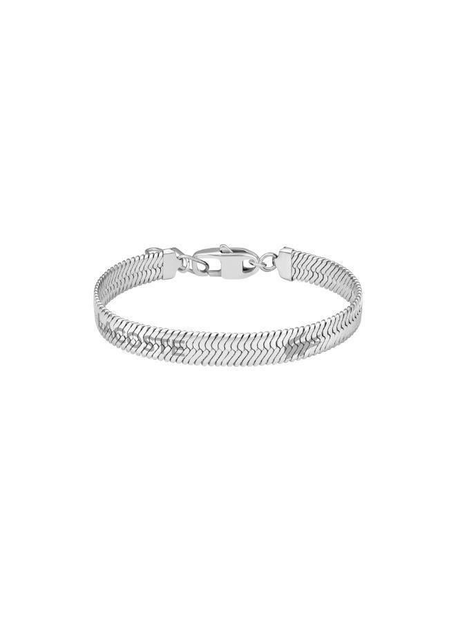 LACOSTE Grit Collection Chain Bracelet For Men In Stainless Steel - 2040379 - Image 1
