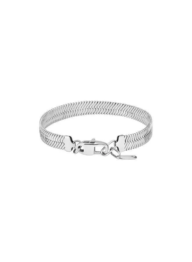 Lacoste  Grit Collection Chain Bracelet For Men In Stainless Steel - 2040379 for Men | Best Price UAE