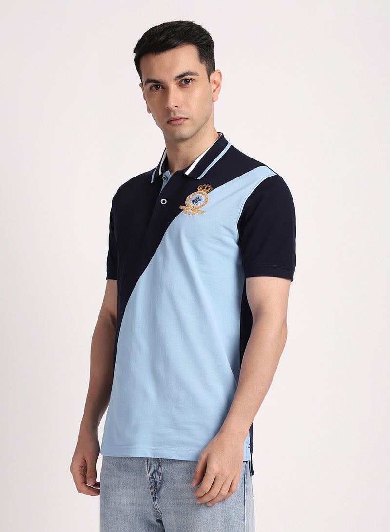بيفرلي هيلز بولو كلوب بولو بشعار وتصميم كتل ألوان متقاطعة - Image 4