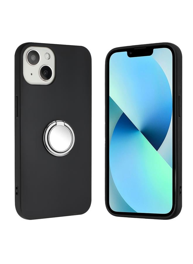 S-TOP Case For iPhone 13 Matte Ring Holder TPU Phone Case - Image 1