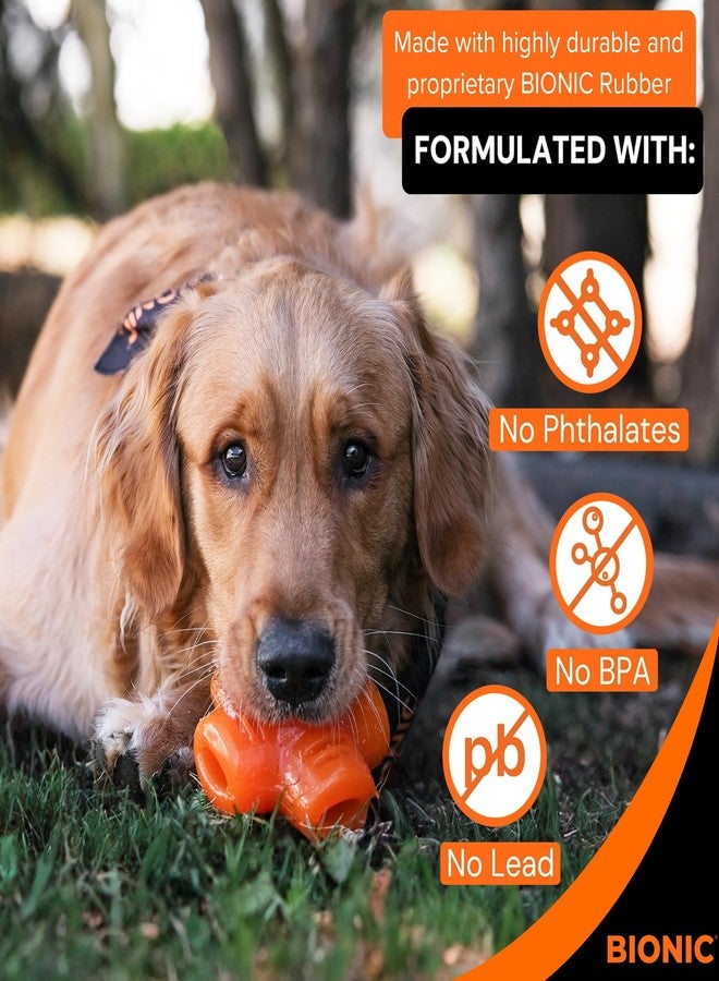 BIONIC Treat Star Dog Toy - High-Visibility Treat Dispenser, Great for Keeping Dogs Busy - Image 3