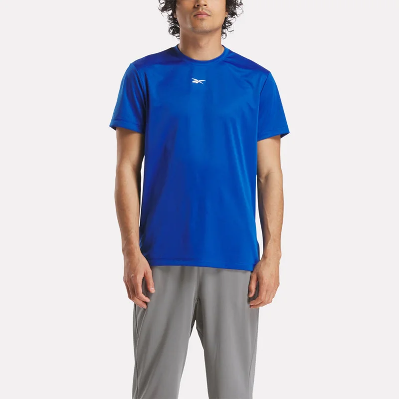 Reebok Short Sleeve Men’s Training T Shirt In Blue - Vector Blue