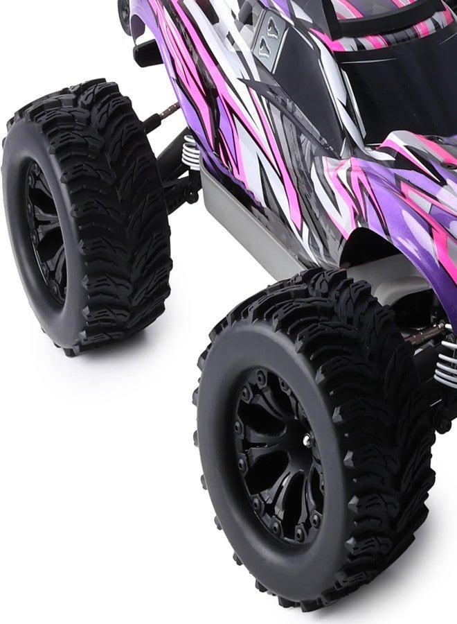 ZRRC Preglued 12mm Hex RC Truck Tires and Wheels 1/10 Scale RC Monster Truck Wheels Tires 2.8" MT Tyres for Traxxas Rustler Stampede 2WD 4x4 VXL Hoss E-Revo Redcat Volcano EPX Riaario Amoril - Image 4