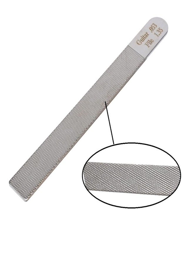 TUOREN Guitar Nut Files Stainless Steel Guitar Nut Slotting Files Fret Crowning Slot Files for Guitar String Measurement and Trimming Tool Luthier Repair Kit - Image 3