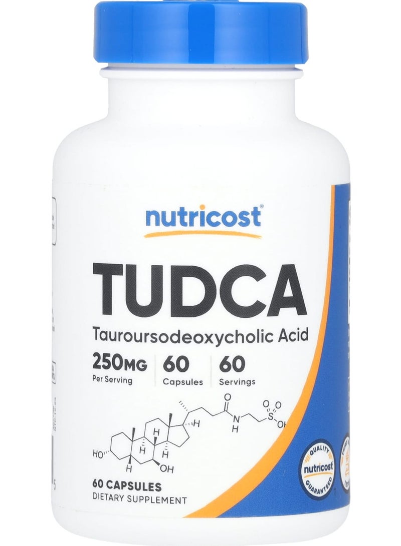 Nutricost تودكا، 250 ملغ، 60 كبسولة